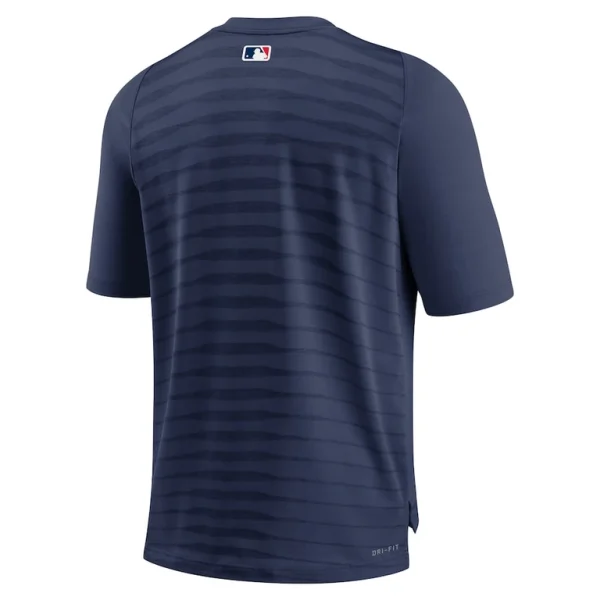 Boston red sox nike authentic collection pregame raglan performance v neck t shirt Navy L