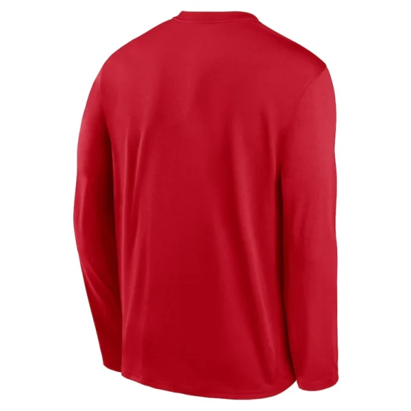 Boston red sox nike authentic collection team logo legend performance long sleeve t shirt Red L