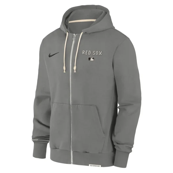 Boston red sox nike authentic collection travel performance full zip hoodie Charcoal M