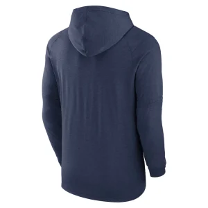 Boston red sox nike authentic collection tri blend performance pullover hoodie Heather navy L