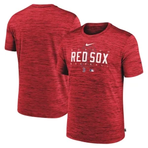 Boston red sox nike authentic collection velocity performance practice t shirt Red