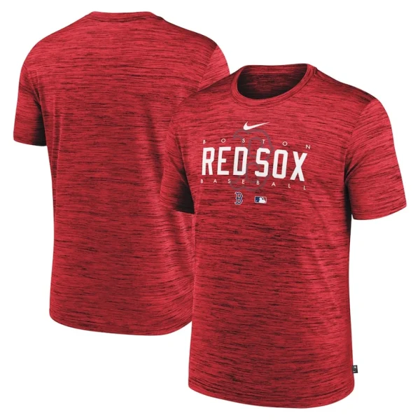 Boston red sox nike authentic collection velocity performance practice t shirt Red