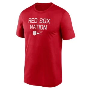 Boston red sox nike baseball phrase legend performance t shirt Red M