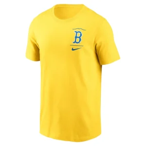 Boston red sox nike city connect 2 hit t shirt Gold M