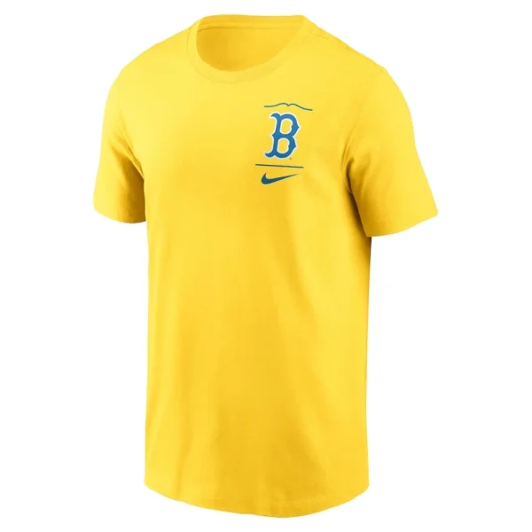 Boston red sox nike city connect 2 hit t shirt Gold M