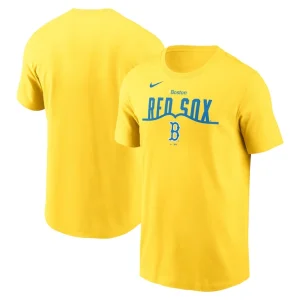 Boston red sox nike city connect t shirt Gold