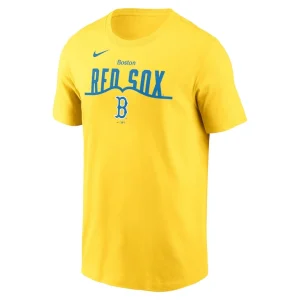 Boston red sox nike city connect t shirt Gold M