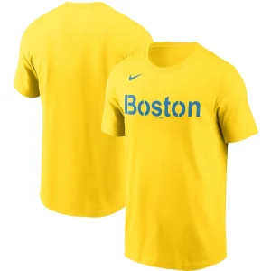 Boston red sox nike city connect wordmark t shirt Multi
