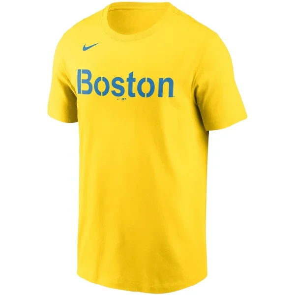 Boston red sox nike city connect wordmark t shirt Multi M