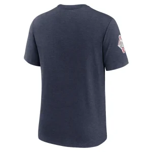 Boston red sox nike cooperstown collection eras tri blend t shirt Heather navy L