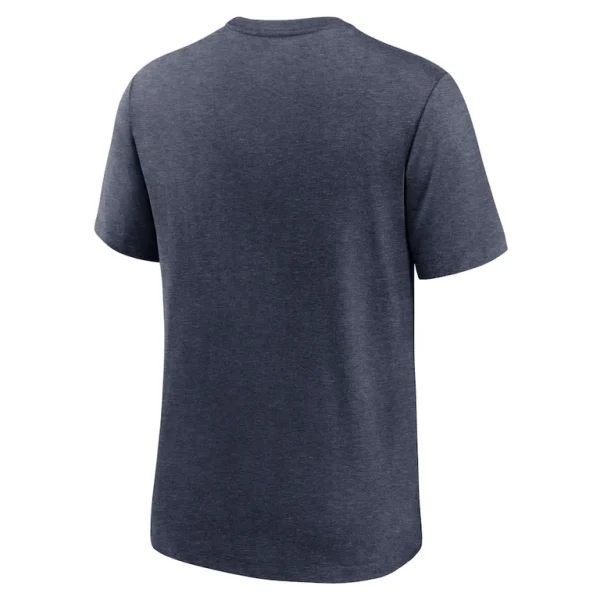 Boston red sox nike cooperstown collection local stack tri blend t shirt Heather navy L