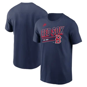 Boston red sox nike cooperstown collection retro t shirt Navy
