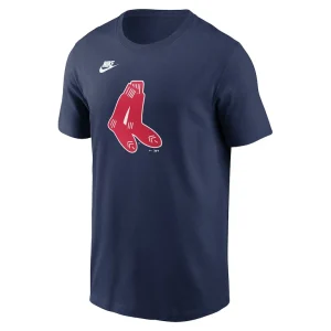 Boston red sox nike cooperstown collection team logo t shirt Navy M