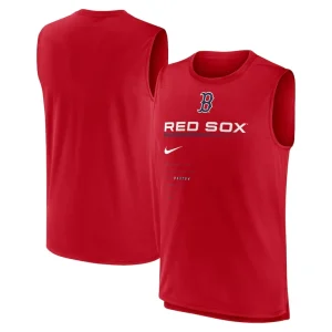 Boston red sox nike exceed performance tank top Red
