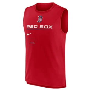 Boston red sox nike exceed performance tank top Red M