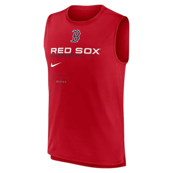 Boston red sox nike exceed performance tank top Red M