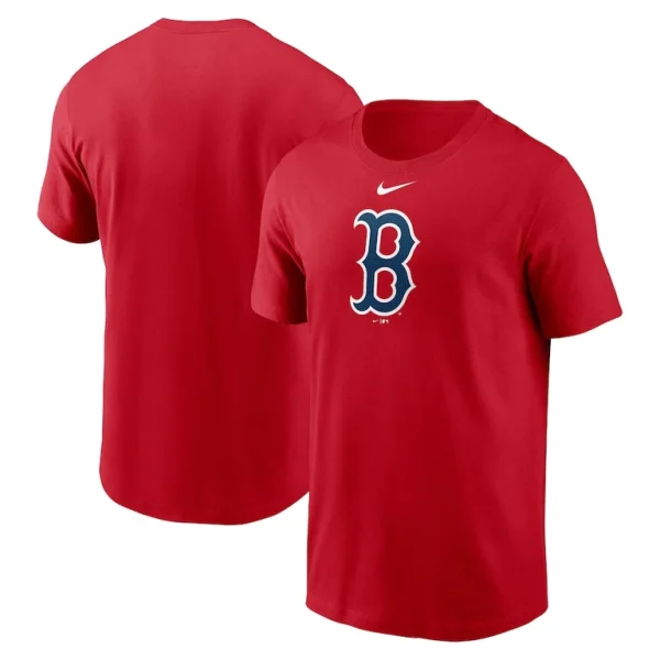 Boston red sox nike fuse logo t shirt Red