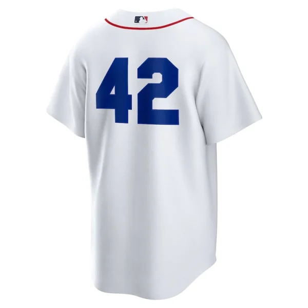 Boston red sox nike home 2025 jackie robinson day replica jersey White L