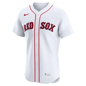 Boston red sox nike home elite custom jersey White 44