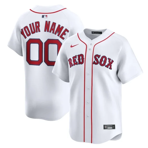 Boston red sox nike home limited custom jersey White