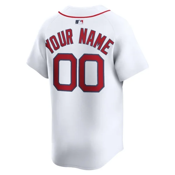 Boston red sox nike home limited custom jersey White L