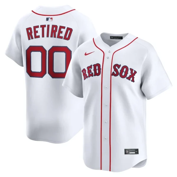 Boston red sox nike home limited pick a player retired roster jersey White
