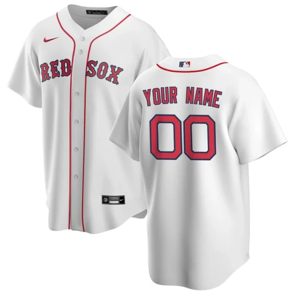 Boston red sox nike home replica custom jersey White