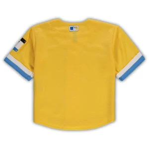 Boston red sox nike infant mlb city connect replica jersey Gold 24 MO