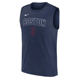 Boston red sox nike knockout performance muscle tank top Navy M