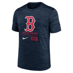 Boston red sox nike large logo velocity t shirt Navy M
