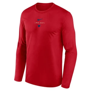 Boston red sox nike large swoosh back legend performance t shirt Red M
