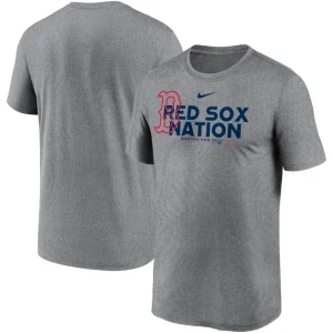 Boston red sox nike local rep legend performance t shirt Heathered charcoal