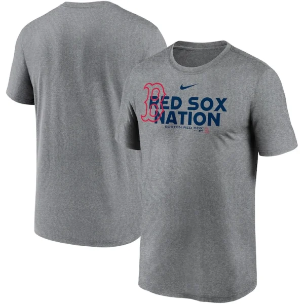Boston red sox nike local rep legend performance t shirt Heathered charcoal