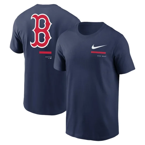 Boston red sox nike over the shoulder t shirt Navy