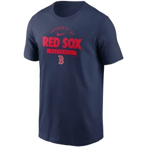 Boston red sox nike primetime property of practice t shirt Navy M