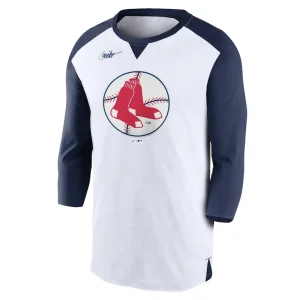 Boston red sox nike rewind 34 sleeve t shirt Whitenavy M