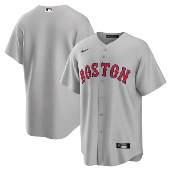 Boston red sox nike road replica team jersey Gray