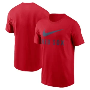 Boston red sox nike swoosh t shirt Red