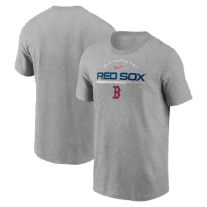 Boston red sox nike team engineered performance t shirt Heather gray