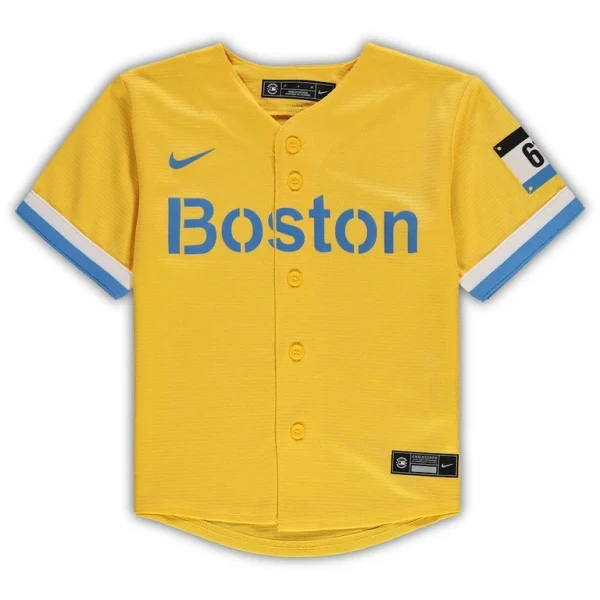 Boston red sox nike toddler mlb city connect replica team jersey Gold 3T