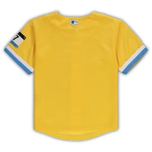 Boston red sox nike toddler mlb city connect replica team jersey Gold 4T