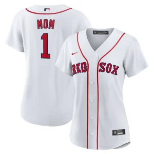 Boston red sox nike womens 1 mom home replica jersey White