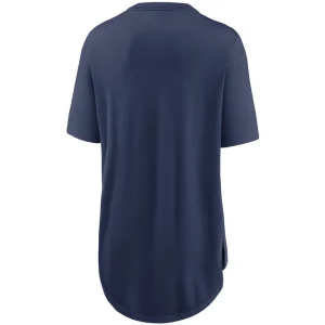 Boston red sox nike womens authentic collection baseball fashion tri blend t shirt Navy M