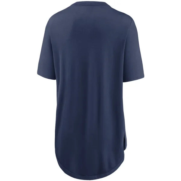 Boston red sox nike womens authentic collection baseball fashion tri blend t shirt Navy M