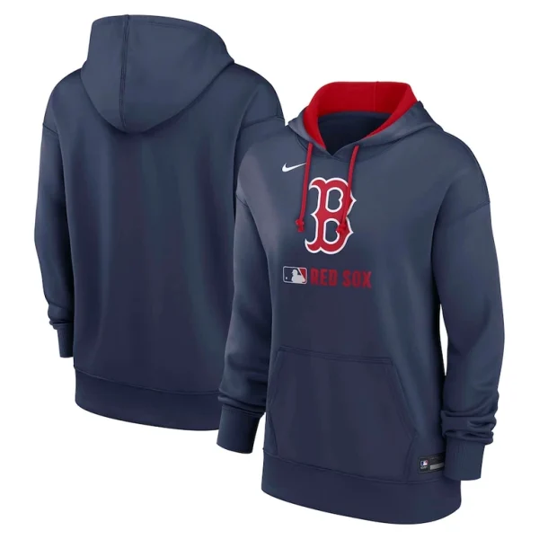 Boston red sox nike womens authentic collection performance pullover hoodie Navy