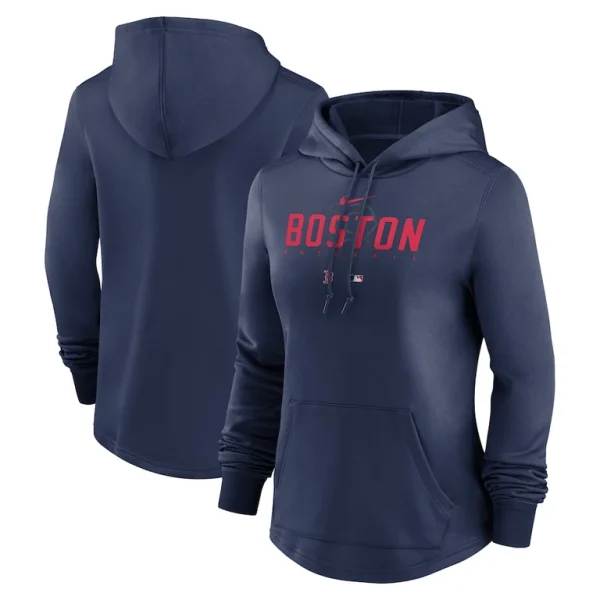 Boston red sox nike womens authentic collection pregame performance pullover hoodie Navy