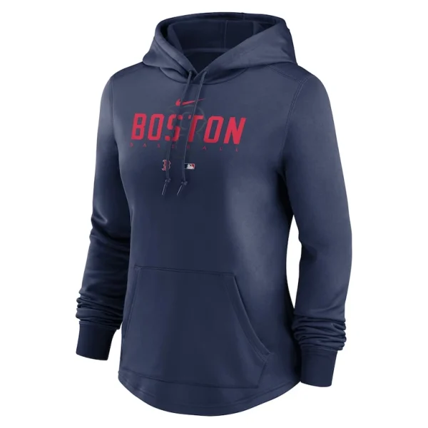 Boston red sox nike womens authentic collection pregame performance pullover hoodie Navy S
