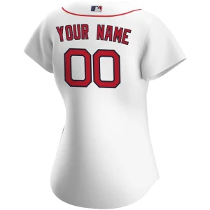 Boston red sox nike womens home replica custom jersey White L
