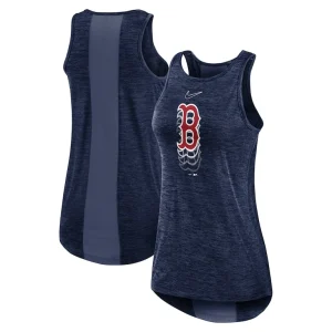 Boston red sox nike womens logo fade high neck performance tank top Navy