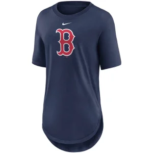 Boston red sox nike womens mascot outline weekend tri blend t shirt Navy S